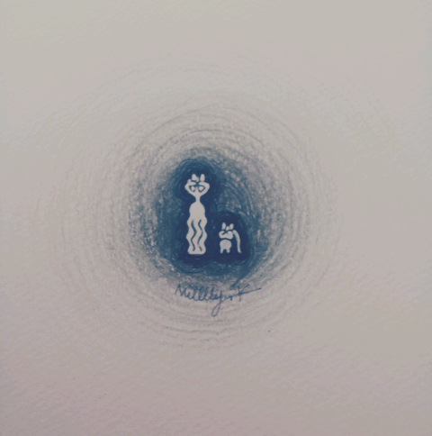 Nulllly's tweet image. 간만에 트윗트윗
이번주내내 시험이지만
나랑리니는 계속 저 자세로
방구석에서 
퓨.퓨