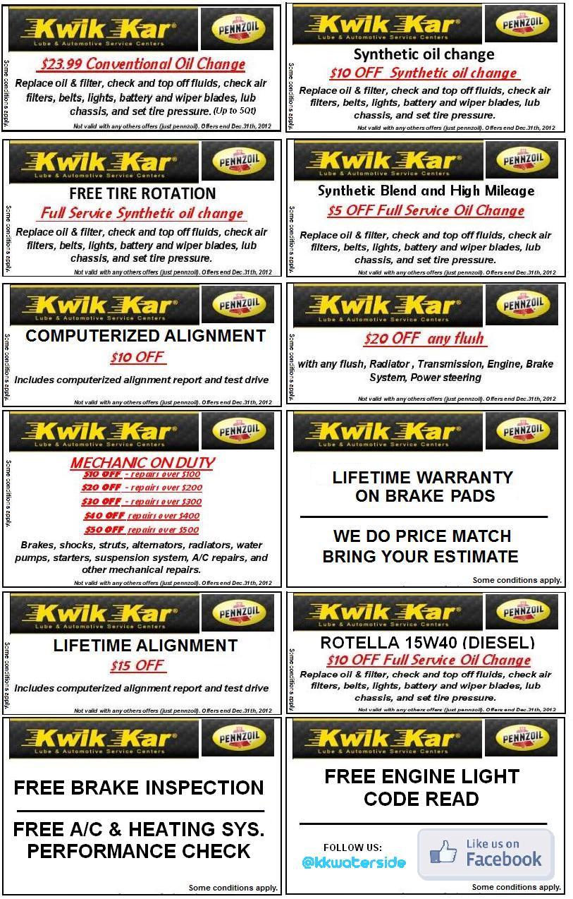 Kwik Kar Waterside on X
