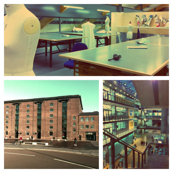 Ally_Deam's tweet photo. 1st day at #CentralStMartins. Such a spectacular campus! #sustainablefashion http://t.co/snRs1UHw