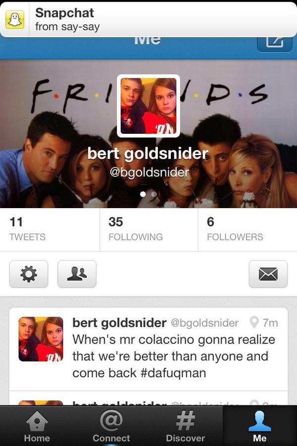 bertgoldsnider's tweet image. Wish I had followerss... #newtwitterproblems