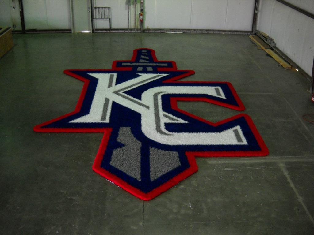 PrecisionJet's tweet photo. The colors really stand out on this logo for Kennedy Catholic. http://t.co/JNFxU6k