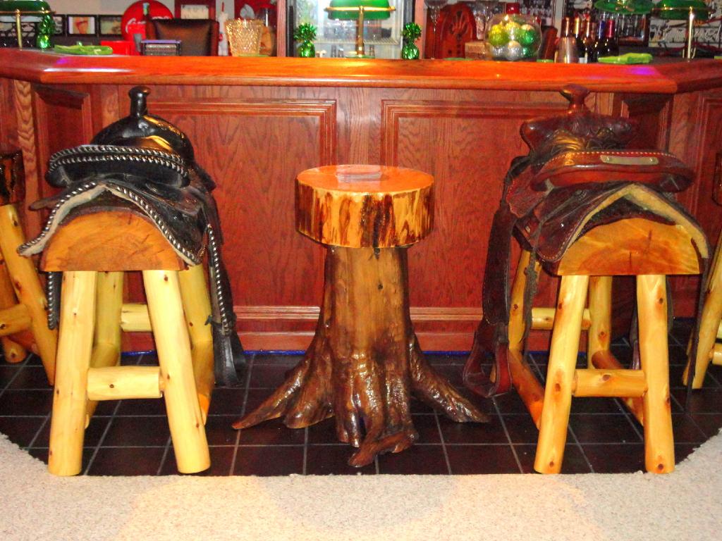 ColoradoRustic's tweet image. Add excitement to your party with our stump and saddle stools