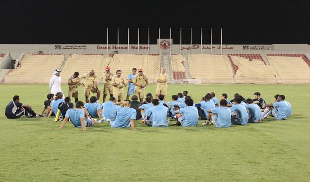 AlArabiSC's tweet photo. تمارين العربي الأخيره قبل مواجهة الوكره http://t.co/P1iqeXZ