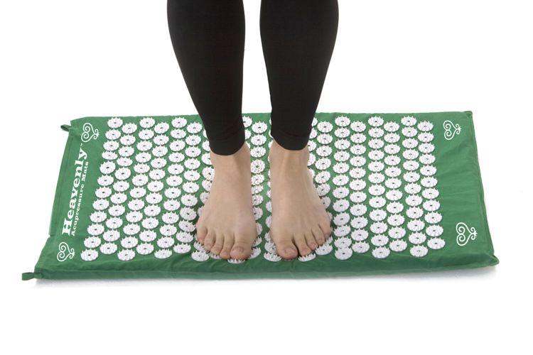 Sore tired feet from standing all day? Treat yourself to soothing reflexology with the Heavenly Acupressure Mat.
