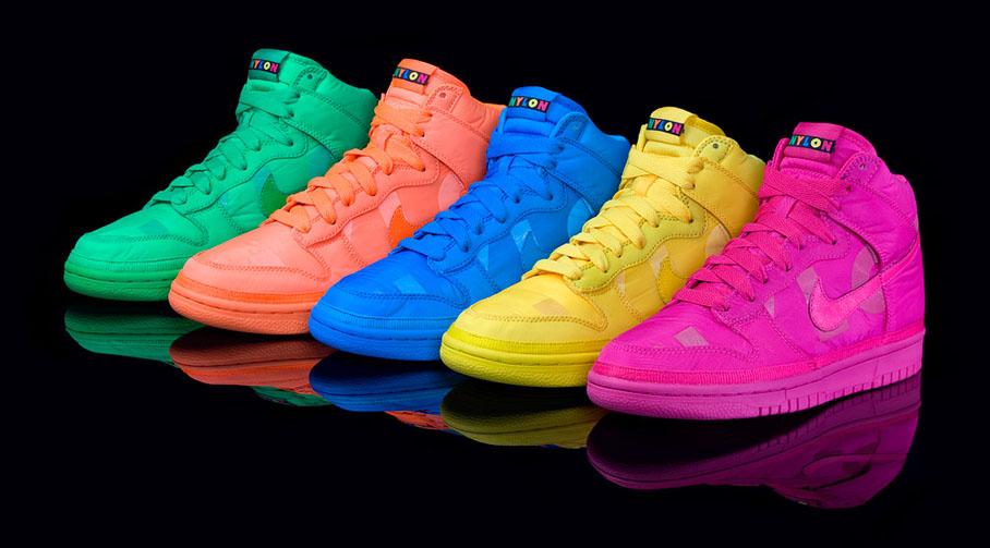 These shoes rule!  Which color are you?  I'm obvs pink!  No, Blue!  No, green!  Decisions are hard!
