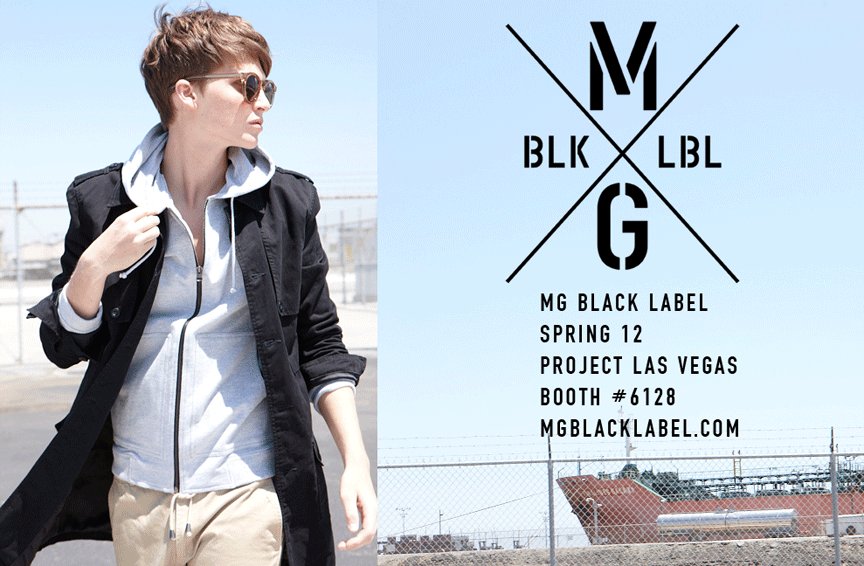 MGBlackLabel's tweet photo. Find @MGBlackLabel #spring12 collection debut at @projectshow #vegas #tradeshow, booth 6128, re-inventing menswear... http://t.co/oC3oCWa