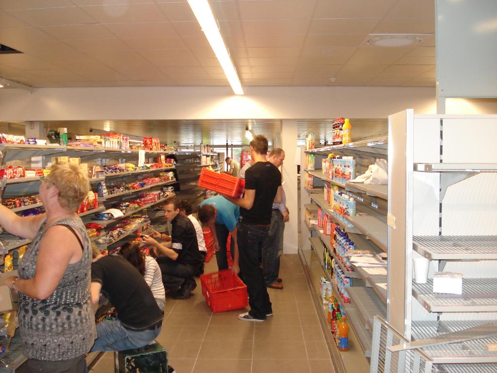 Alles moet weer in de vakken worden gepakt
