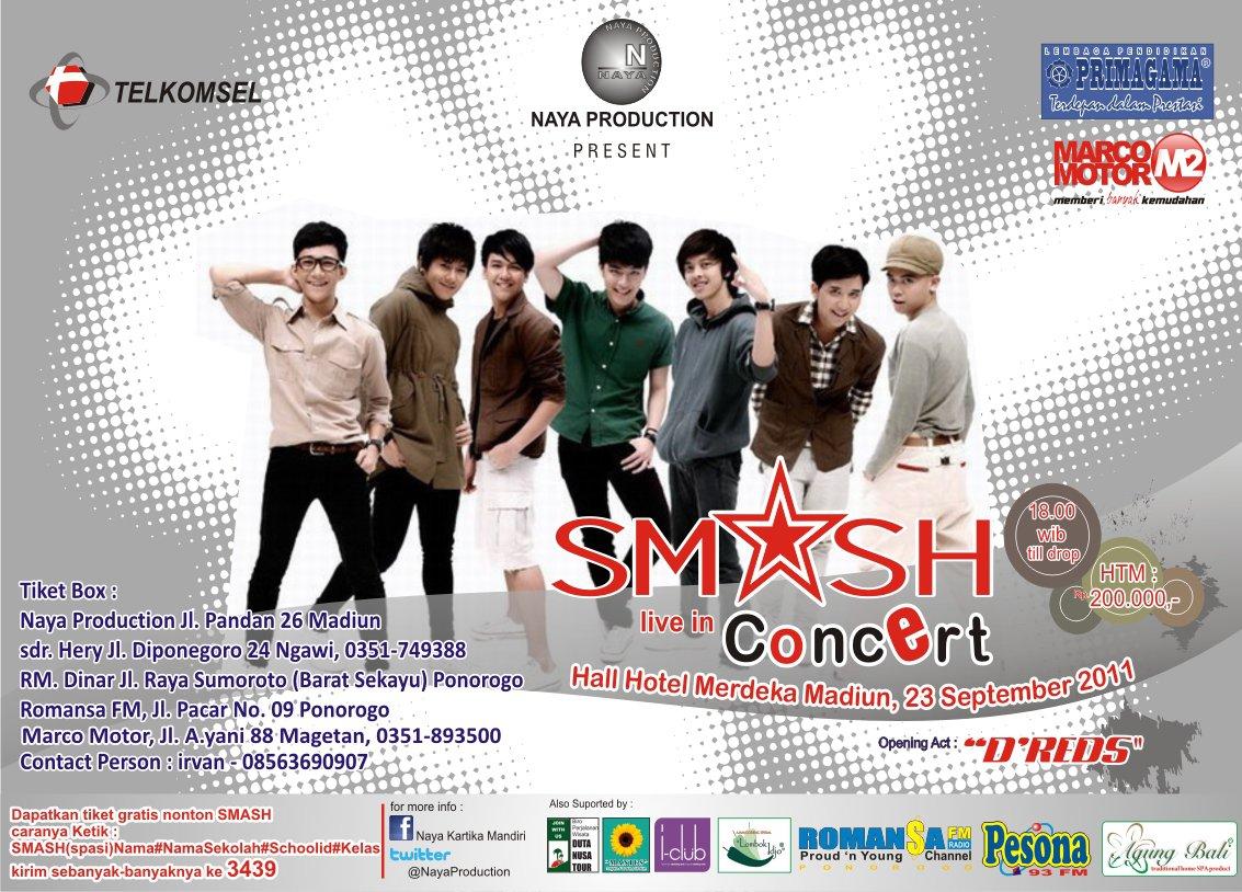 NayaProduction's tweet photo. Smashblast dont Miss It...!!! Ayo cepet buruan pesen tiketnya,
sebelum kehabisan..!! http://t.co/Ckjt1lB
