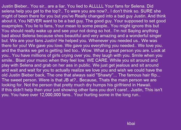 HunnerParnell's tweet photo. This isn't my picture.. but tears of joy. @justinbieber  Can you PLLLEAASSSEE read this.

#Thank you http://t.co/98rp690