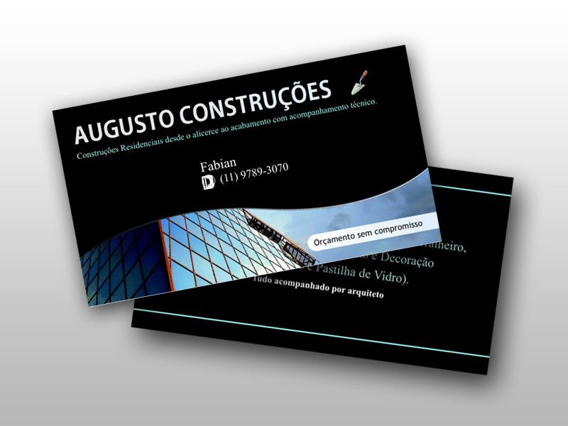 TPWebSystem's tweet image. Finalizado o Cartão de visitas Augusto Construões