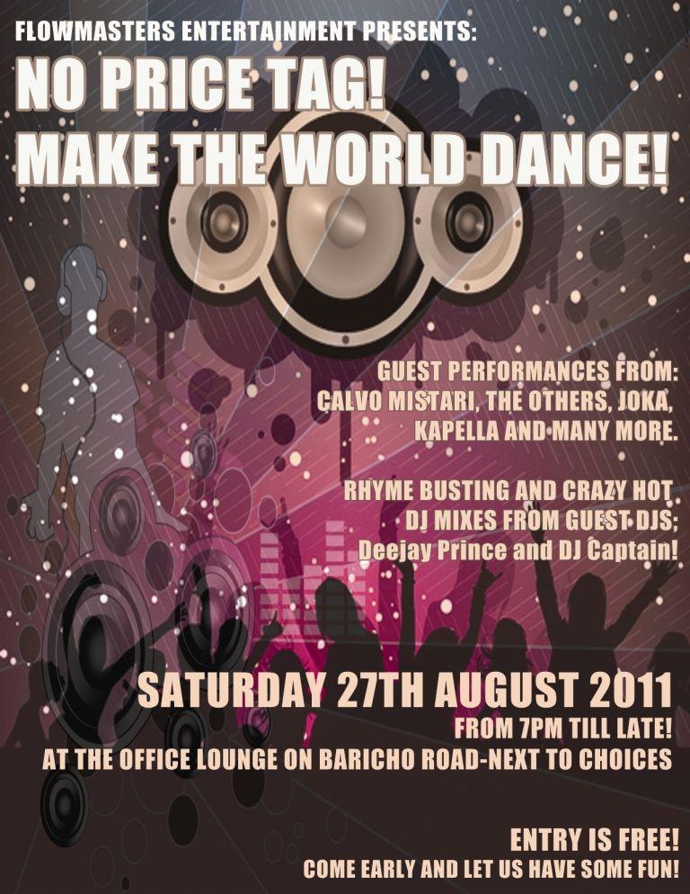 FlowmastersKen's tweet photo. NO PRICE TAG THIS SATO, 27TH AUG AT THE OFFICE-BARICHO ROAD FROM 7PM. WE CLOSING DA STREET! HOT DJS & ARTISTS ON STAGE! http://t.co/qAwTfEF