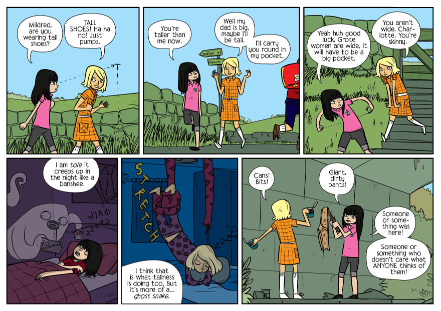 WeLoveWebcomics's tweet photo. A wonderful webcomic print from John Allison's Bad Machinery, currently on display at the Double Punch gallery in SF! http://t.co/9DMDhMX