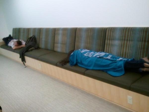 SQLServer's tweet image. #SQLServer &amp; #MSBI team members taking naps in shifts @ #SQLDenali HQ. #24hop #sqlpass