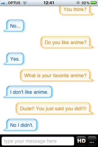 Neei's tweet photo. @mishacollins Thanks for that... Cleverbot and I constantly argue! Pffft, more like - Is this hate?! ; ) http://t.co/5zDA4tM