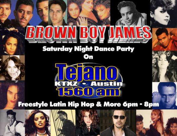 BrownBoyJames's tweet photo. Austin,TX Freestyle Latin Hip Hop Fans! Tune In To KTXZ 1560 TODAY & Every Sat 6-8PM For All Things Freestyle! http://t.co/8Bb1wIs