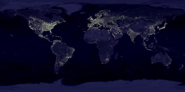 NASA Earth Light Image