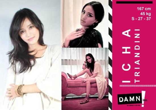 DAMNInc's tweet photo. ICHA TRIANDINI, 24yo, 167cm/45kg http://t.co/tRhMQ2s