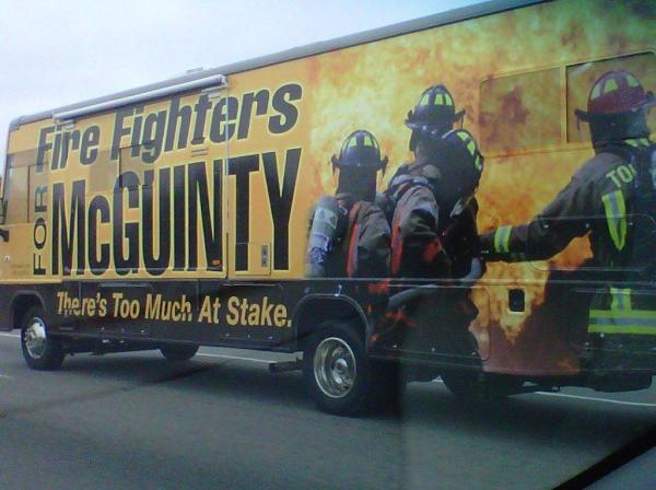 TorontoFIREPAC's tweet photo. @kinsellawarren Firefighters for McGuinty! check it out http://t.co/v4MLn31