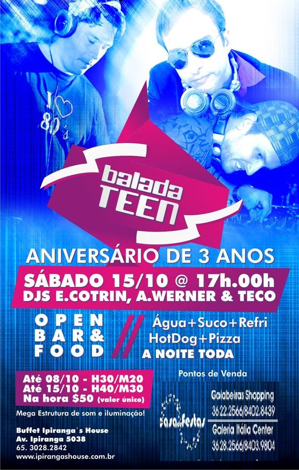 lotuscuiaba's tweet photo. BaladaTeen3anos festa ORIGINAL 15/10 !!! marquem na agenda... http://t.co/K7OXvXbU