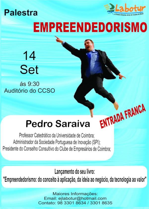 Labotur's tweet photo. Não perca....
Palestra "Empreendedorismo". http://t.co/11KjxB8