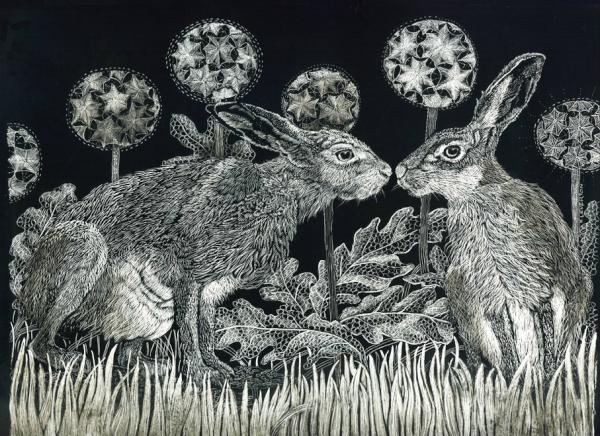 Just put this print on Etsy: Starstruck Hares
etsy.com/listing/816876…