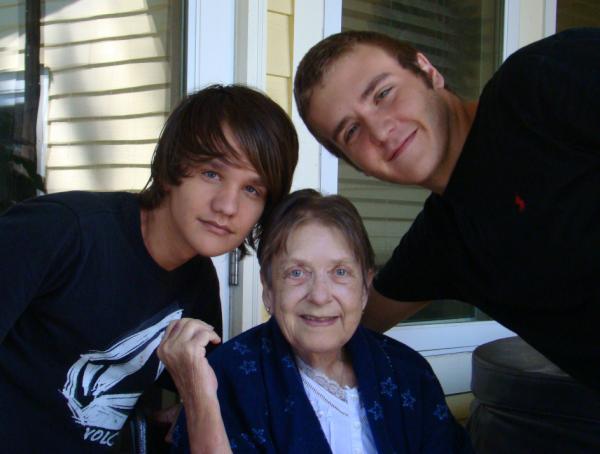 create4you's tweet image. ~ WonderMom and her WonderBoys ~ Thank you for your prayers - she's keeping it strong!