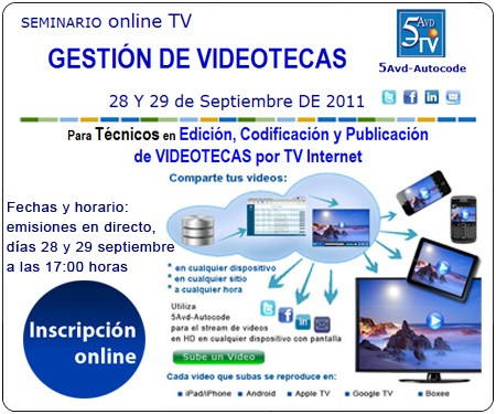 ipyme's tweet photo. #Seminario de #formacion tecnica en video #webTV una #oportunidad profesional #recomendar http://t.co/Y3FHDLFM http://t.co/ilhO7AFw