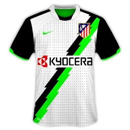 V_ShirtDesigner's tweet photo. Atletico Madrid Alternatief http://t.co/z8r3A1Gm