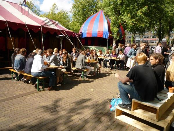 Foto Rotterdam Zaait lentefestival Noordplein