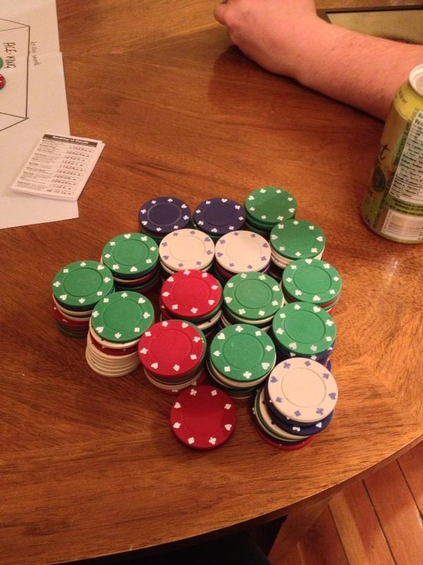 Beat the boys at rummoli ;). 163 chips.  @ryanbowen_rb <a href="/jamesmilton9/">James.M</a>