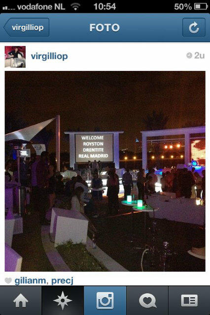 No1EventsDubai's tweet image. Royston Drenthe who plays for Real Madrid was at @No1Fridays #WhiteXbeach #RixosPalm #Dubai last night!