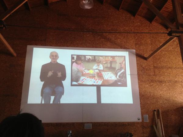 Listening to Woodie Flowers talking about Gracious Professionalism #chile #omgrobots #kickoff2013