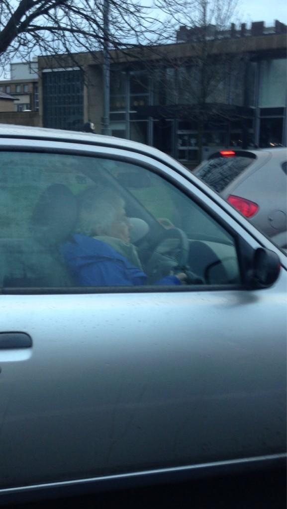 donna1282's tweet image. Someone needs to tell this lady that she's sitting far too close to the wheel. #ItsNotSafe