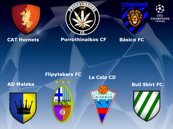 SevillaBullFC's tweet photo. Porque somos de Champions! #CATHornets @Porrothinaikos_ @BasicoFC @ADMalaka @flipytakersfc #LaCalaCD @BullSkirtFC http://t.co/9iAuwge5
