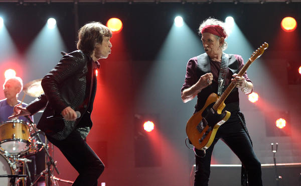 The Glimmer Twins! Watch the concert here: rollingstones.com/watch/ #RollingStones50