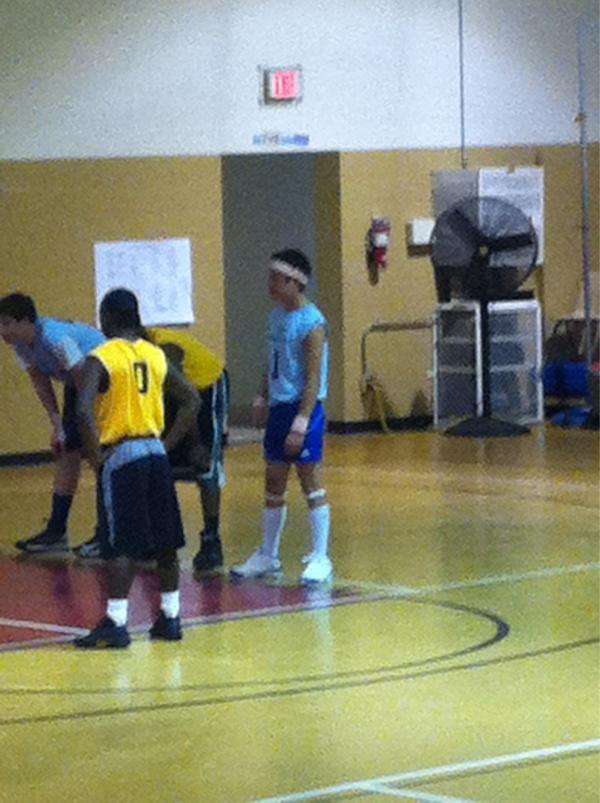 3DShort's tweet image. My dude @isaCuster was BALLIN in the short shorts today #teambabyblue