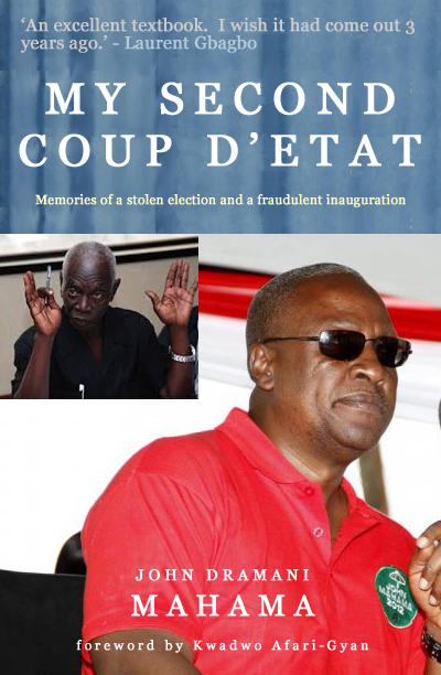 follow-up book by <a href="/JDMahama/">John Dramani Mahama</a> on newsstands now!  facebook.com/stolenvotes #my2ndcoupdetat #Ghana #inauguration