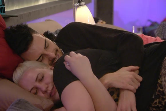Rylan snuggles up with his hero Claire
