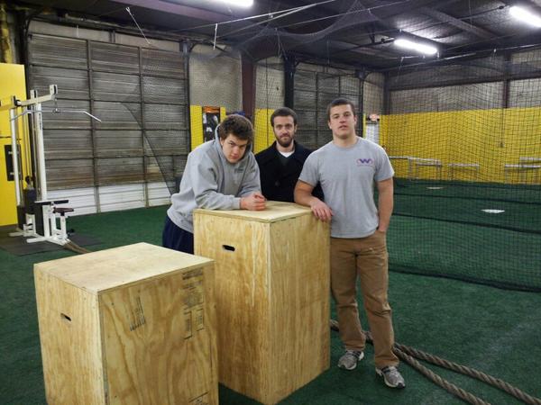 allintraining's tweet photo. The new boxes and the proud builders http://t.co/4NvQrgZT