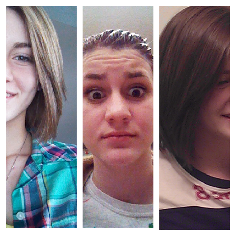 freedom__fry's tweet image. Before, during, after. Chocolate berry:) #DyedMyHair #ReddishBrown #LoveIt