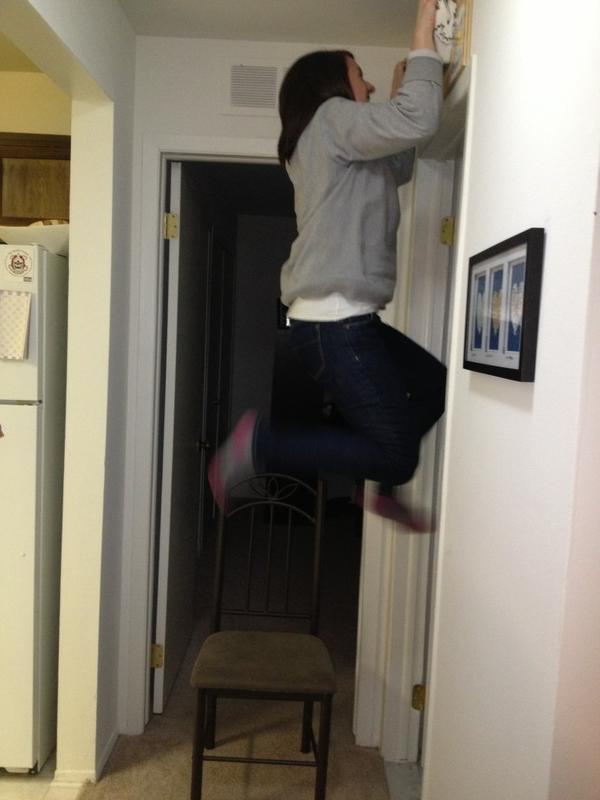 whitmarie7786's tweet image. Practicing wall climbing.. #notstrong
