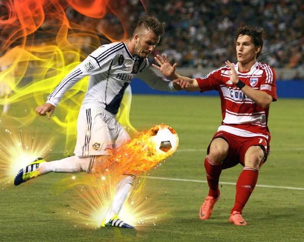 elementfxapp's tweet image. #DavidBeckham is on another level with #ElementFX app! #LAGalaxy #herbalife #football #soccer #effects #graphics