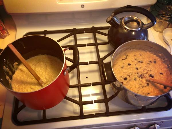 caroleiskuehl's tweet image. What 30 servings of the best rice pudding in the universe looks like. #abrahamstent #nhvn