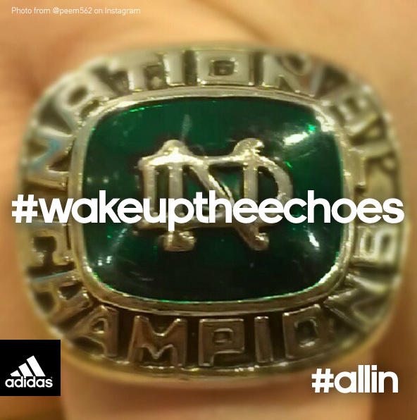 adidasUS's tweet photo. Wake Up The Echoes. #ALLIN #teamadidas http://t.co/y7s2H9GG