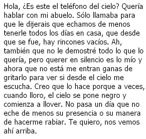 DeboConfesarQue's tweet photo. Por todos los abuelos que ya no están. http://t.co/qumtKnag
