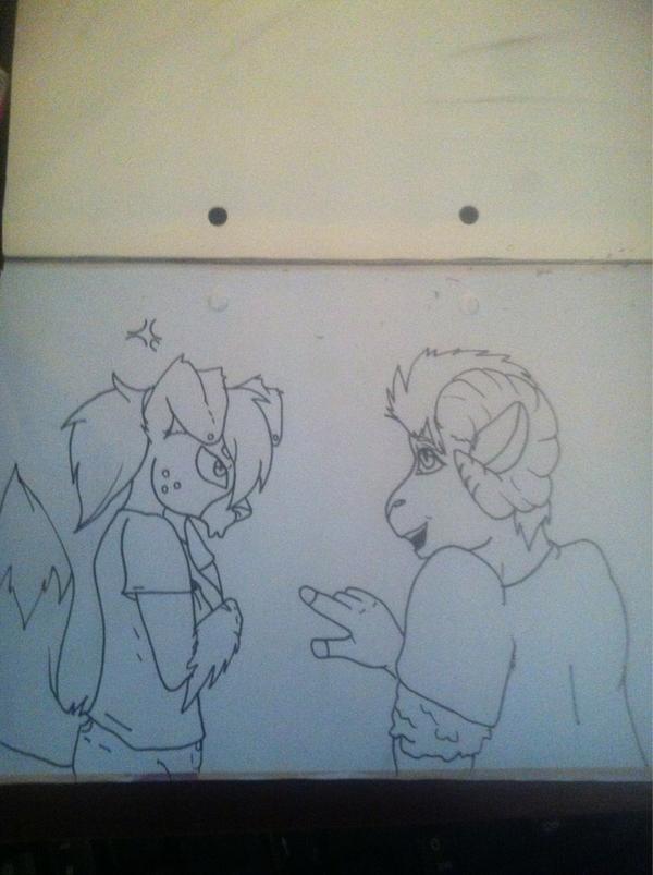 NAMItheSHARK's tweet image. #compatition find the funniest caption to this picture before I colour it and win free art