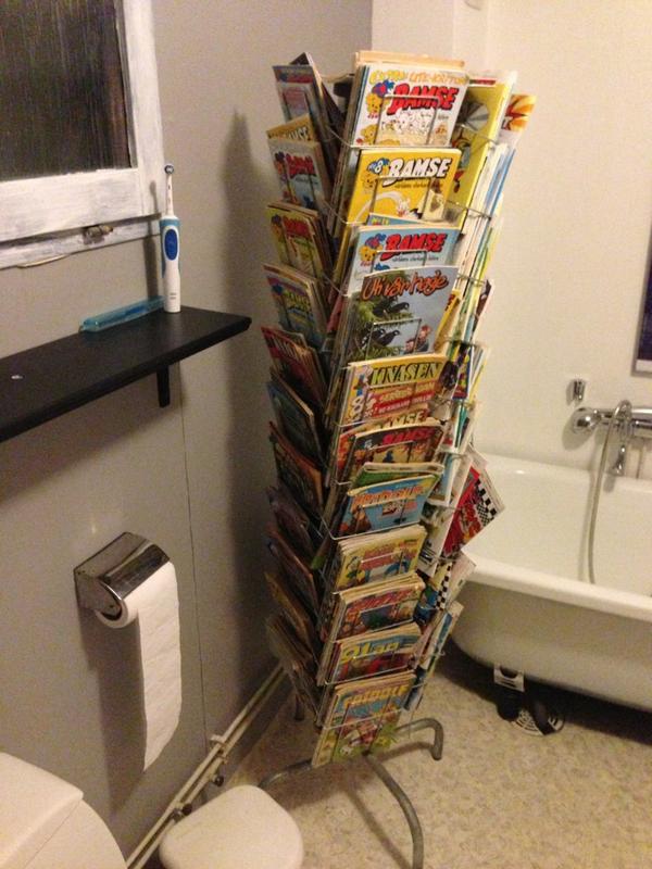 M_Tengblad's tweet image. Det bästa med att komma hem? 
-Toaletten hos pappa #knasen #bamse