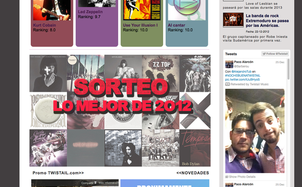 kikelon_'s tweet photo. Los señores @alejandrotub y @Barberou salen en la home de twistail... http://t.co/IH1Gj6AB