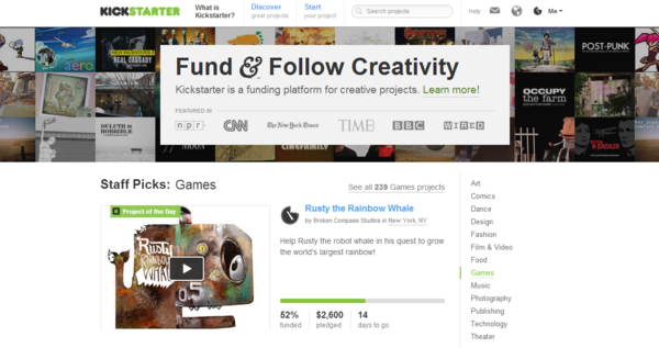 brkncmpss's tweet photo. Thanks @Kickstarter for posting Rusty as  Project of the Day WOOHOO!! +10 to #indiegaming http://t.co/3amH4upa #games http://t.co/2qGTvwSg