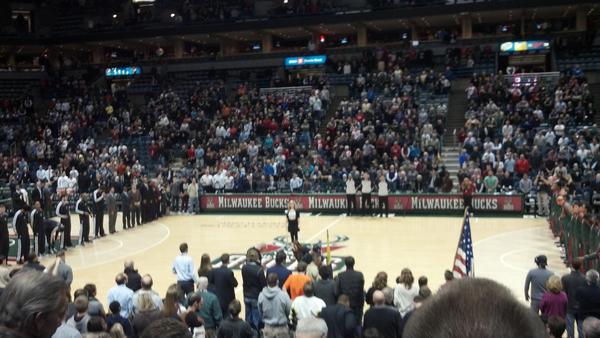 TimConnell9's tweet image. Bucks vs Nets first NBA game #letsgetiton